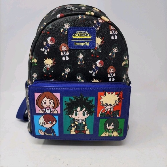 Loungefly My Hero Academia Character Mini Backpack Bookbag EXCLUSIVE - Picture 10 of 10